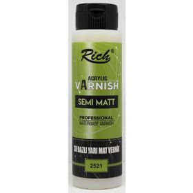 Rich 500-2521 500cc Vernik Su Bazlı Yarı Mat Vernik