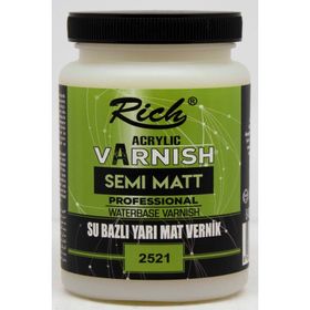 Rich 500 cc Su Bazlı Yarı Mat Vernik