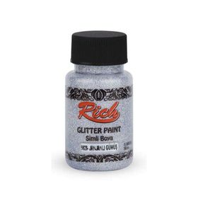 Rich 5733875 N:9028 Janjanlı Gümüş 50 ml Simli Boya
