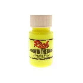 Rich 5745742 50 cc Sarı Funny Kids Glow in the Dark Hayalet Boya