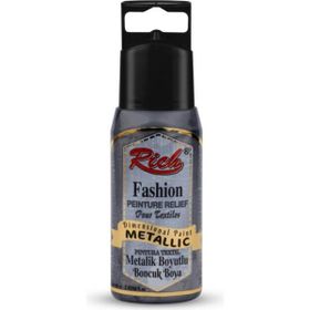 Rich 60 cc 0948 Metalik Füme Boyutlu Boncuk Boya