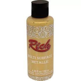 Rich 6504 Altın Multi Surface Metalik Her Yüzey İçin 120 ml Akrilik Boya