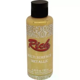 Rich 6504 Altın Multi Surface Metalik Her Yüzey İçin 120 ml Akrilik Boya