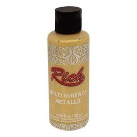 Rich 6504 Altın Multi Surface Metalik Her Yüzey İçin 120 ml Akrilik Boya