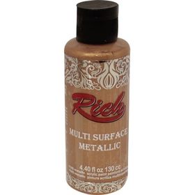 Rich 6524 Bronz Multi Surface Metalik Her Yüzey İçin 120 ml Akrilik Boya