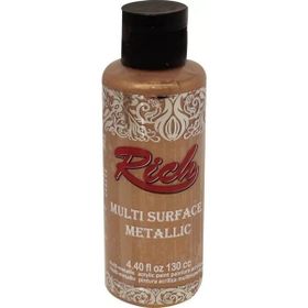 Rich 6524 Bronz Multi Surface Metalik Her Yüzey İçin 120 ml Akrilik Boya