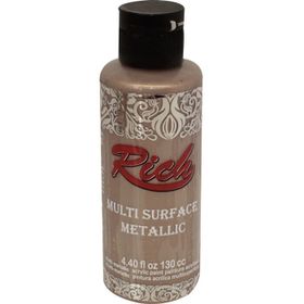 Rich 6526 Latte Multi Surface Metalik Her Yüzey İçin 120 ml Akrilik Boya