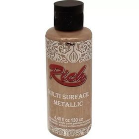Rich 6530 Pudra Pembe Multi Surface Metalik Her Yüzey İçin 120 ml Akrilik Boya
