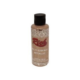 Rich 6530 Pudra Pembe Multi Surface Metalik Her Yüzey İçin 120 ml Akrilik Boya