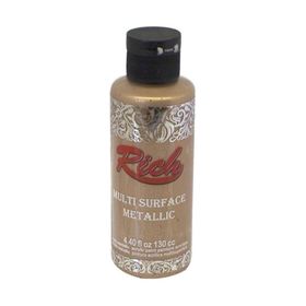 Rich 6530 Pudra Pembe Multi Surface Metalik Her Yüzey İçin 120 ml Akrilik Boya