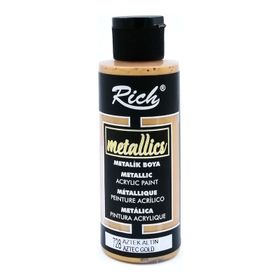 Rich 728 Metalik Aztek Altın 120 ml Akrilik Boya