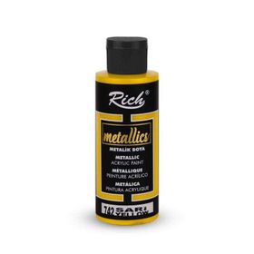 Rich 742 120 ml Sarı Metalik Akrilik Boya