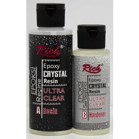 Rich 750 Cc Şeffaf Kristal Reçine
