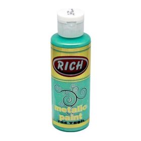 Rich 754 Metalik 120 ml Yeşil Akrilik Boya
