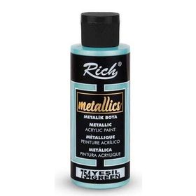 Rich 754 Metalik 120 ml Yeşil Akrilik Boya