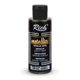Rich 758 Yağ Yeşili 120 ml Metalik Akrilik Boya