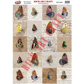 Rich 8082 Pirinç A3 Dekupaj Kağıdı