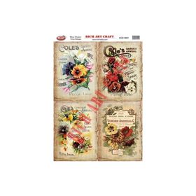 Rich 8091 Pirinç A3 Dekupaj Kağıdı