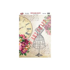 Rich 8108 Pirinç A3 Dekupaj Kağıdı