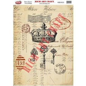 Rich 8121 Pirinç A3 Dekupaj Kağıdı