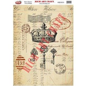 Rich 8121 Pirinç A3 Dekupaj Kağıdı