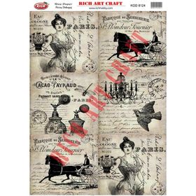 Rich 8124 Pirinç A3 Dekupaj Kağıdı