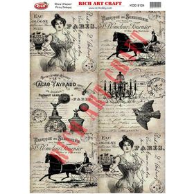 Rich 8124 Pirinç A3 Dekupaj Kağıdı