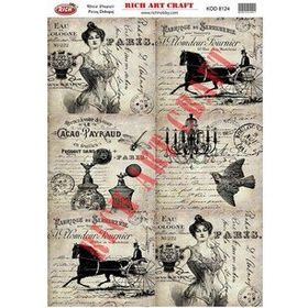 Rich 8124 Pirinç A3 Dekupaj Kağıdı