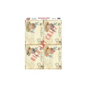 Rich 8141 Pirinç A3 Dekupaj Kağıdı