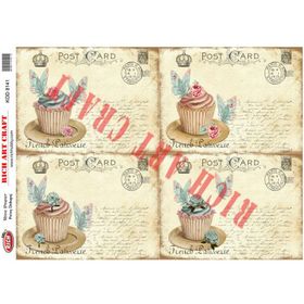 Rich 8141 Pirinç A3 Dekupaj Kağıdı