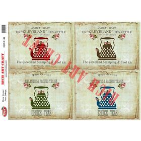 Rich 8142 Pirinç A3 Dekupaj Kağıdı