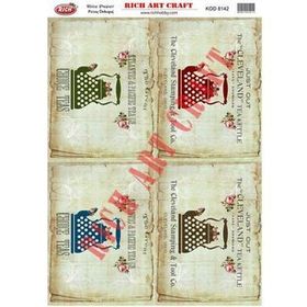 Rich 8142 Pirinç A3 Dekupaj Kağıdı