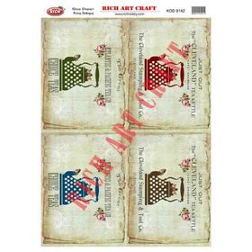 Rich 8142 Pirinç A3 Dekupaj Kağıdı