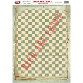 Rich 8219 Pirinç A3 Dekupaj Kağıdı