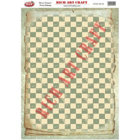 Rich 8219 Pirinç A3 Dekupaj Kağıdı