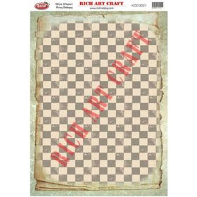 Rich 8221 Pirinç A3 Dekupaj Kağıdı