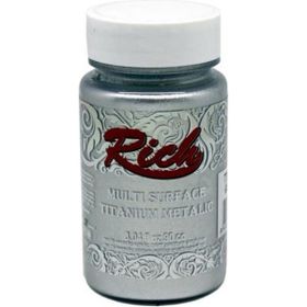 Rich 90 ml Gümüş 2502 Rich Multi Surface Titanium Metalic Boya