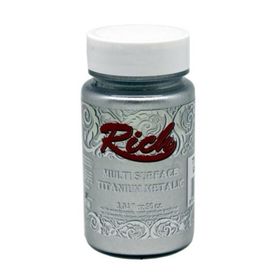 Rich 90 ml Gümüş 2502 Rich Multi Surface Titanium Metalic Boya