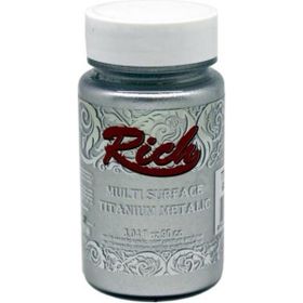 Rich 90 ml Gümüş 2502 Rich Multi Surface Titanium Metalic Boya