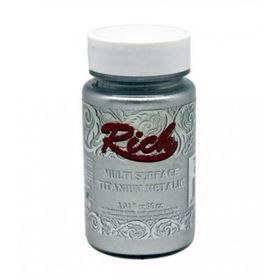Rich 90 ml Gümüş 2502 Rich Multi Surface Titanium Metalic Boya