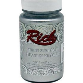 Rich 90 ml Gümüş 2502 Rich Multi Surface Titanium Metalic Boya