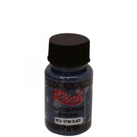 Rich 9024 Siyah 50 cc Paint Simli Glitter Boya