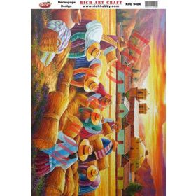 Rich 9404 33x48 cm Dekupaj Kağıdı