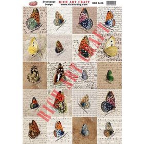 Rich 9416 33x48 cm Dekupaj Kağıdı