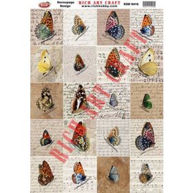 Rich 9416 33x48 cm Dekupaj Kağıdı