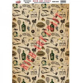 Rich 9439 33x48 cm Karışık Desenli Dekopaj Kağıdı