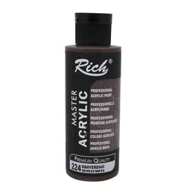 Rich Acrylıc Master 224 Kahverengi Brown 120cc Akrilik Boya