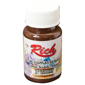 Rich Akrilik Kahverengi 50 cc Kumaş Boyası