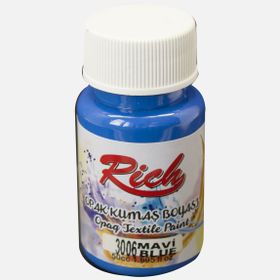 Rich Akrilik Mavi 50 cc Kumaş Boyası