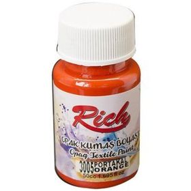 Rich Akrilik Portakal 50 cc Kumaş Boyası